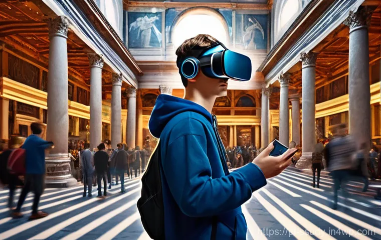 몰입형 학습의 성공을 위한 체크리스트 - **Prompt 1: Virtual Reality Exploration of Ancient Rome**
"A bright, dynamic image of a male stu...