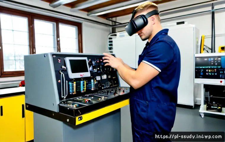 Home 17 몰입형 학습의 실질적 사례 연구 - Photorealistic vocational training case study in a modern Polish technical college, adult trainee we...